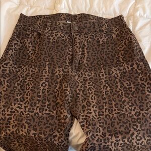 Leopard Print Pants